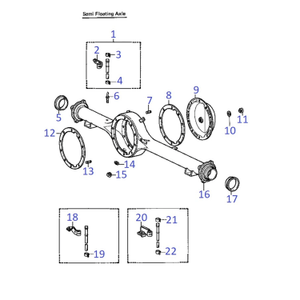 Differential  - gasket drop out to  housing