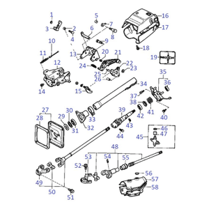Steering column - seal & gasket kit