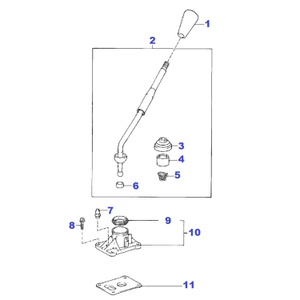 Gear lever repair kit