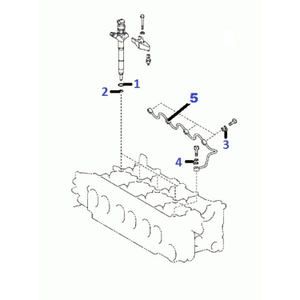 Injecteur diesel - Rampe/tuyau de retour