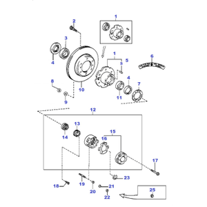 Manual free wheeling hubs - screw
