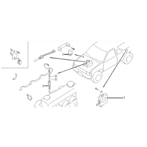 TEMPORISATEUR RELAIS PRECHAUFFAGE NISSAN PICK UP 25230-G5550B ORIGINE  25230G550B