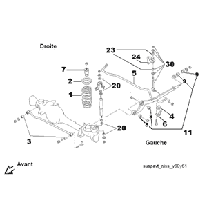 Biellette de barre stabilisatrice AR-D - GR Y61